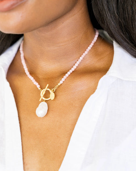 Susan Shaw 3353 Katie Agate Necklace