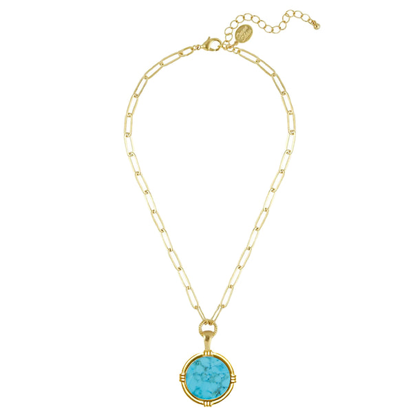Susan Shaw 3749 Ida Paperclip Necklace