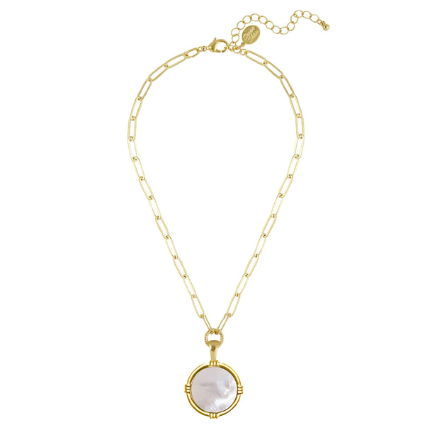 Susan Shaw 3749 Ida Paperclip Necklace