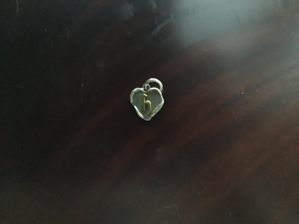 Retired Waxing Poetic Charms-Heart Insignias