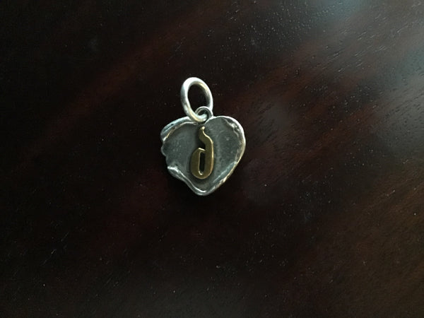 Retired Waxing Poetic Charms-Heart Insignias