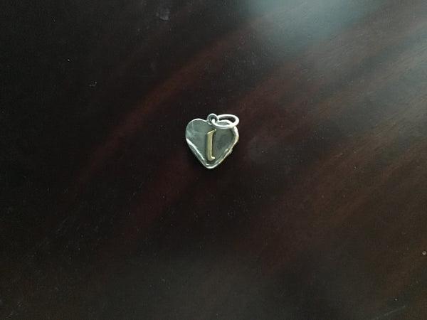 Retired Waxing Poetic Charms-Heart Insignias