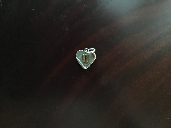 Retired Waxing Poetic Charms-Heart Insignias