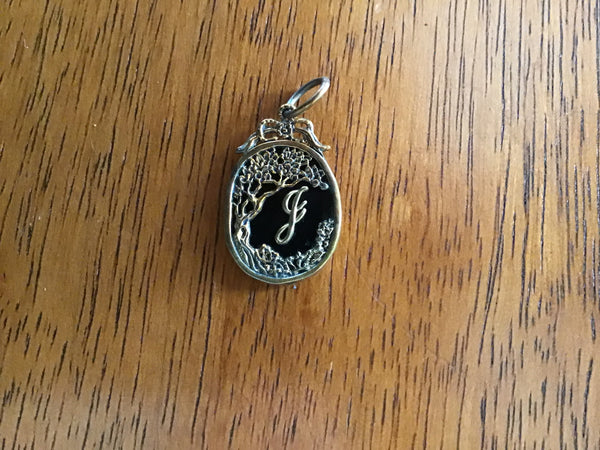 Retired Waxing Poetic Charms-Enchanted Night Insignia