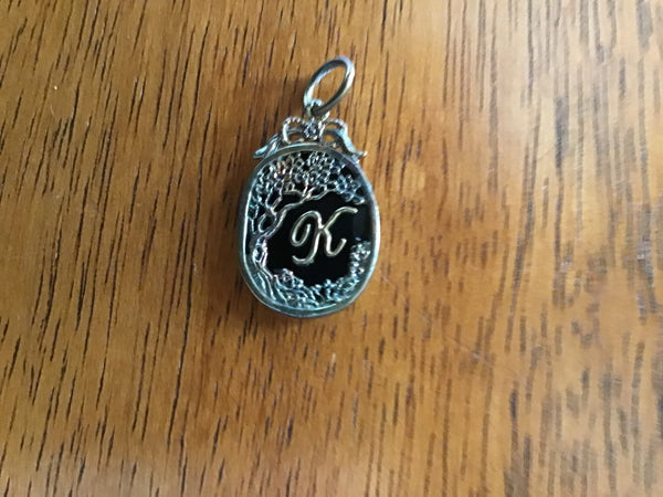 Retired Waxing Poetic Charms-Enchanted Night Insignia