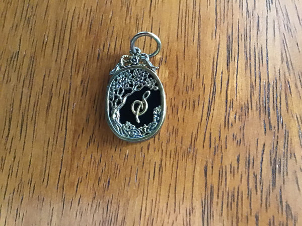 Retired Waxing Poetic Charms-Enchanted Night Insignia