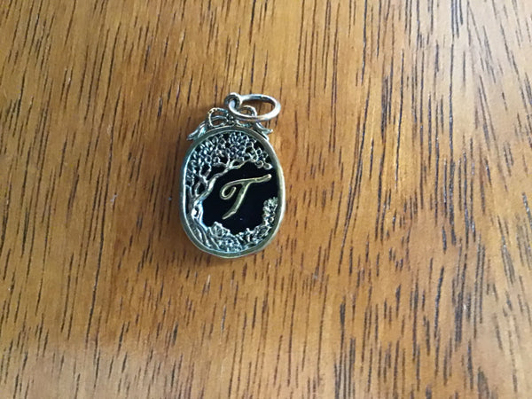 Retired Waxing Poetic Charms-Enchanted Night Insignia