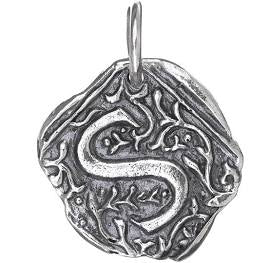 Retired Waxing Poetic Charms-Monogrammed Initials