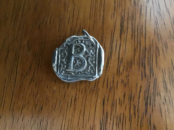 Retired Waxing Poetic Charms-Monogrammed Initials