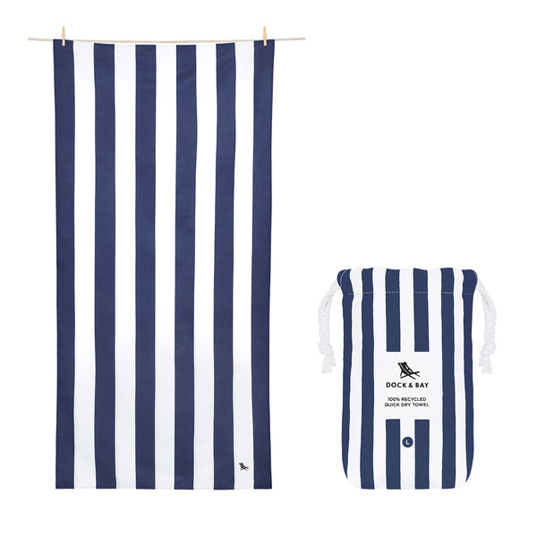 Quick Dry Towel- Navy