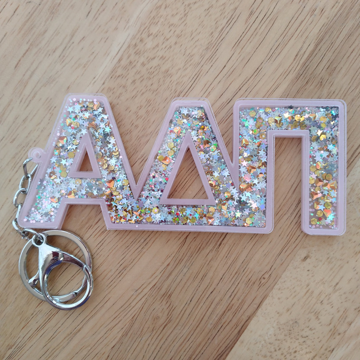 Alpha Delta Pi Glitter Sorority Keychain – SororityShop