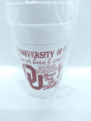 Spirit Cups - University of Oklahoma