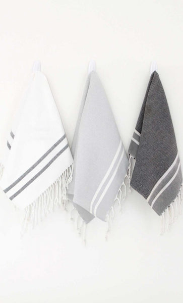 Guest Towel Herringbone 2 Stripe