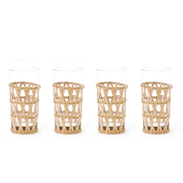 Amanda Lindroth Island Wrapped Tea Glass Set