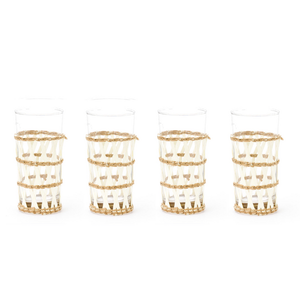 Amanda Lindroth Island Wrapped Tea Glass Set