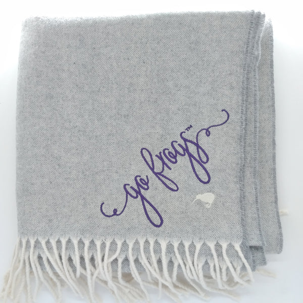 Herringbone Scarf- Go Frogs