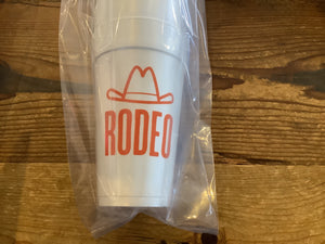 Styrofoam Cups 20 oz Rodeo