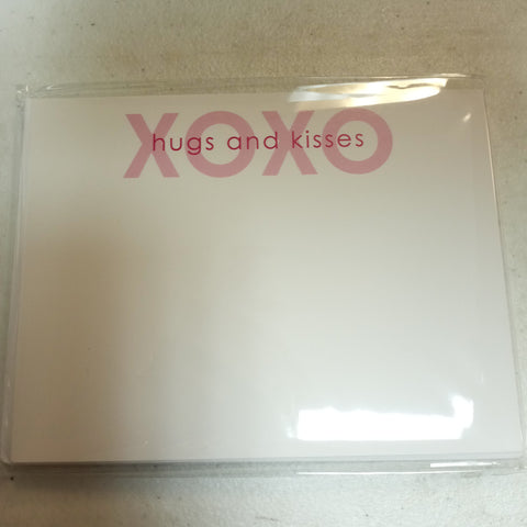 XOXO Hugs and Kisses Flat Cards