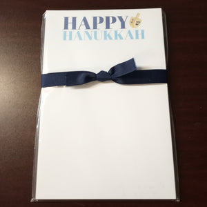 Happy Hanukkah Large Notepad