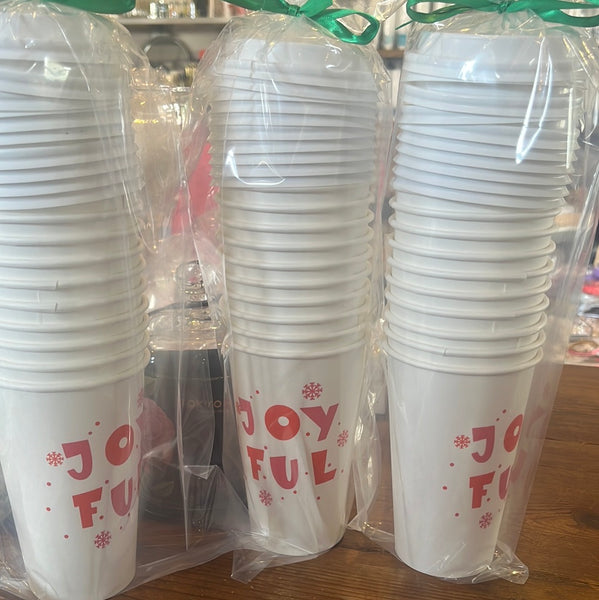 Joyful coffee cups