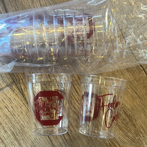 University of South Carolina shot glasses