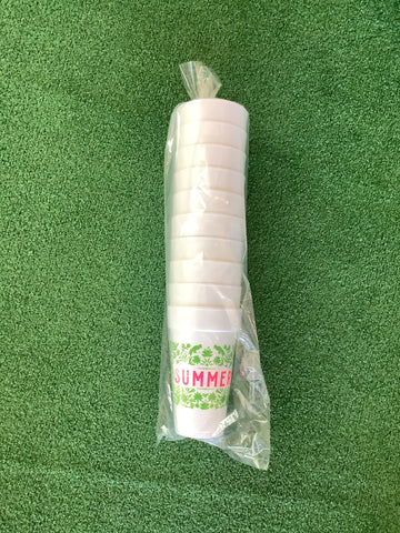 Styrofoam Cups 20 oz Summer