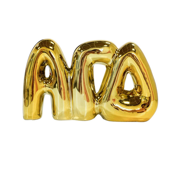 Gold Bubble Shelf Letter-Alpha Gamma Delta