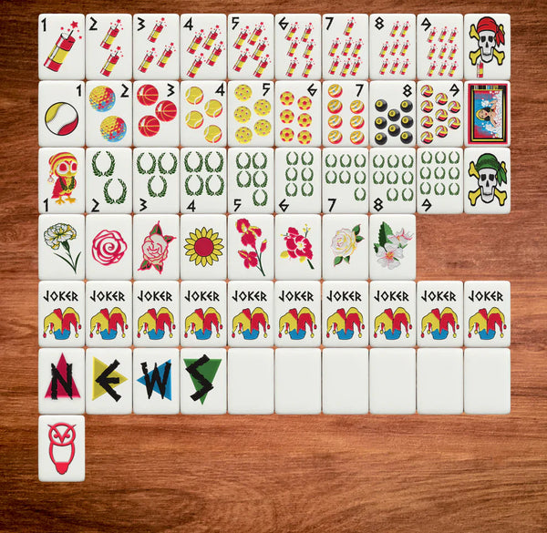 Mahjong Tile Set- Chi Omega