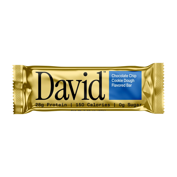 David Protein Bar- Chocolate Chip Cookie Dough