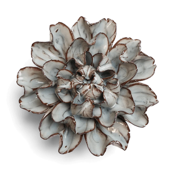 Ceramic Flower- Chocolate Mint Echo Lisianthus