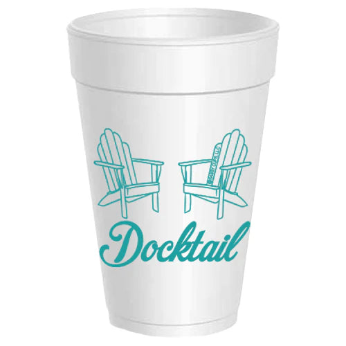 Docktail Styrofoam Cups