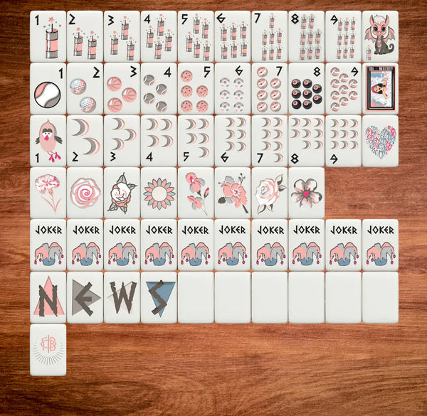 Mahjong Tile Set- Gamma Phi Beta