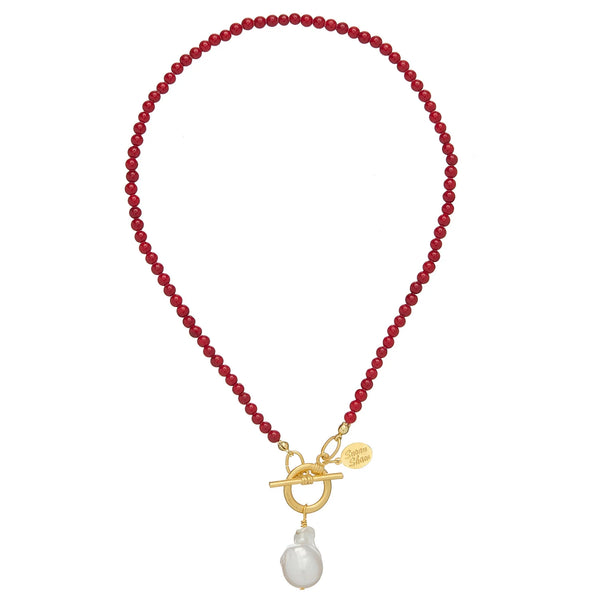 Susan Shaw 3353 Katie Agate Necklace