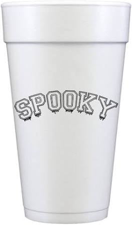 Styrofoam Cups - Spooky Halloween Cups