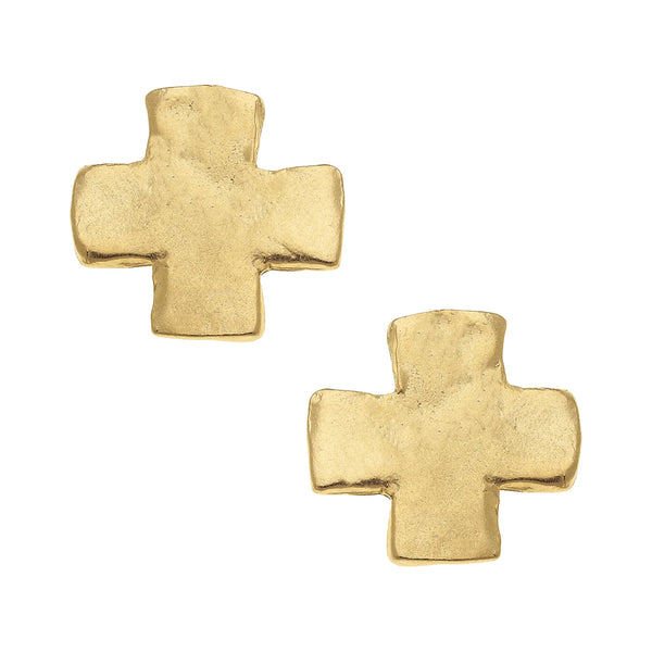 Susan Shaw 1509 Medium Cross Post Earring