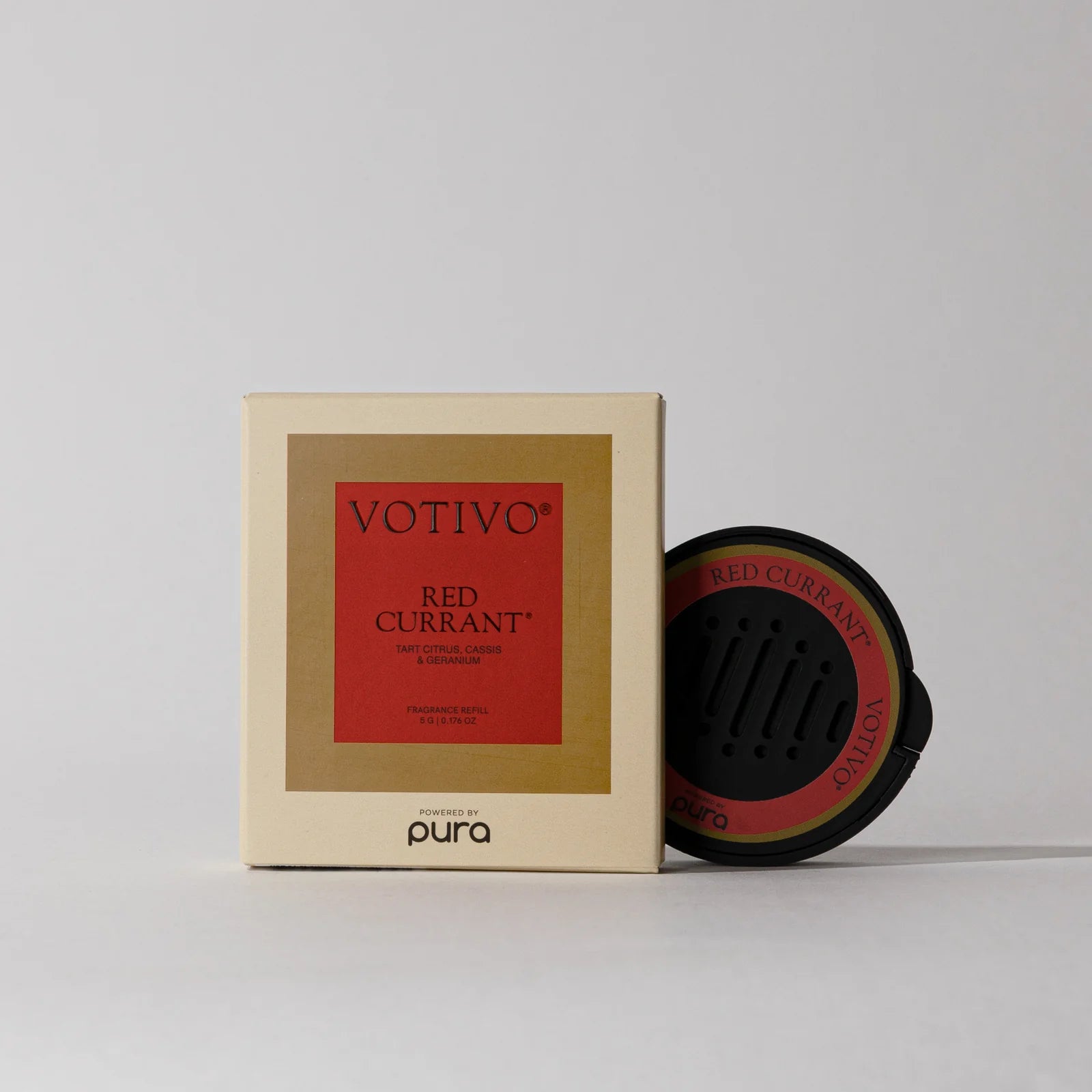 Votivo - Pura Car Diffuser Cartridge Refill -  Red Currant