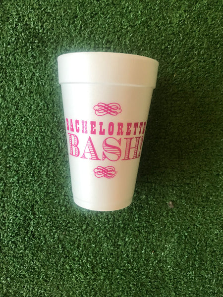 Styrofoam Cups - Bachelorette Bash
