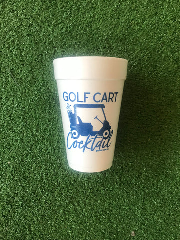 Styrofoam Cups - Golf Cart Cocktail
