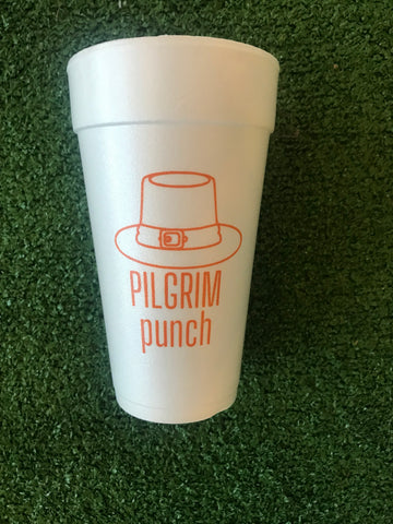 Styrofoam Cups 20 oz Pilgrim Punch