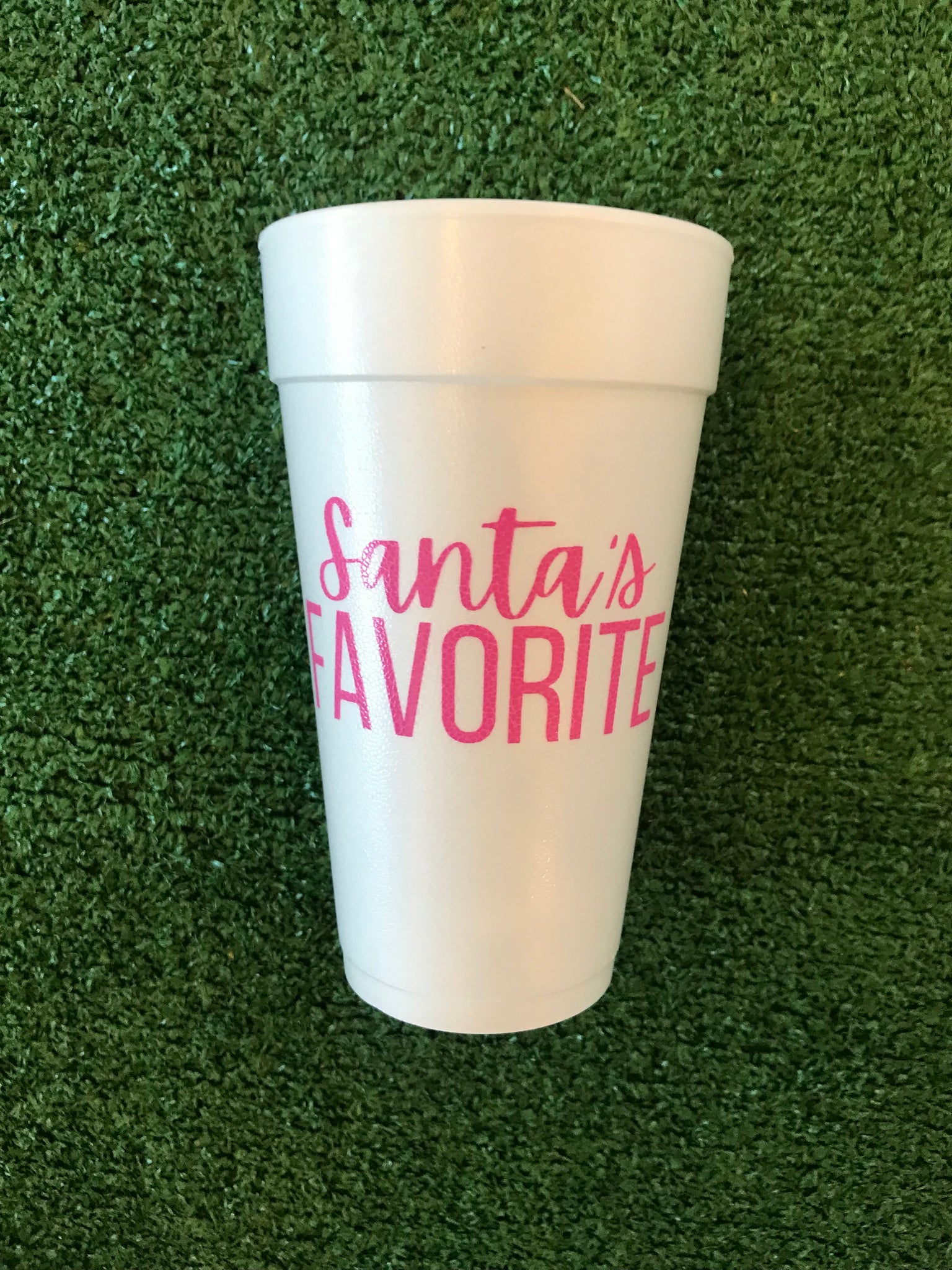 Styrofoam Cups - Santa’s Favorite