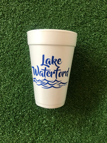 Styrofoam Lake Waterford Cups