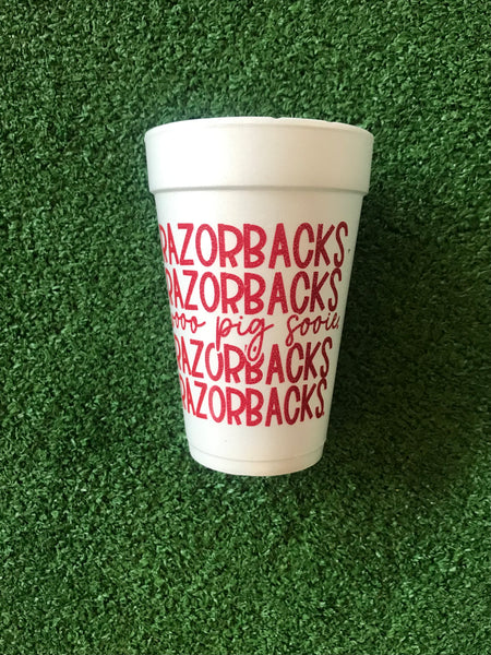 Spirit Cups - Arkansas Razorbacks
