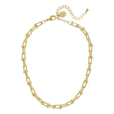 Susan Shaw 3007 Gold Jackie Chain Necklace