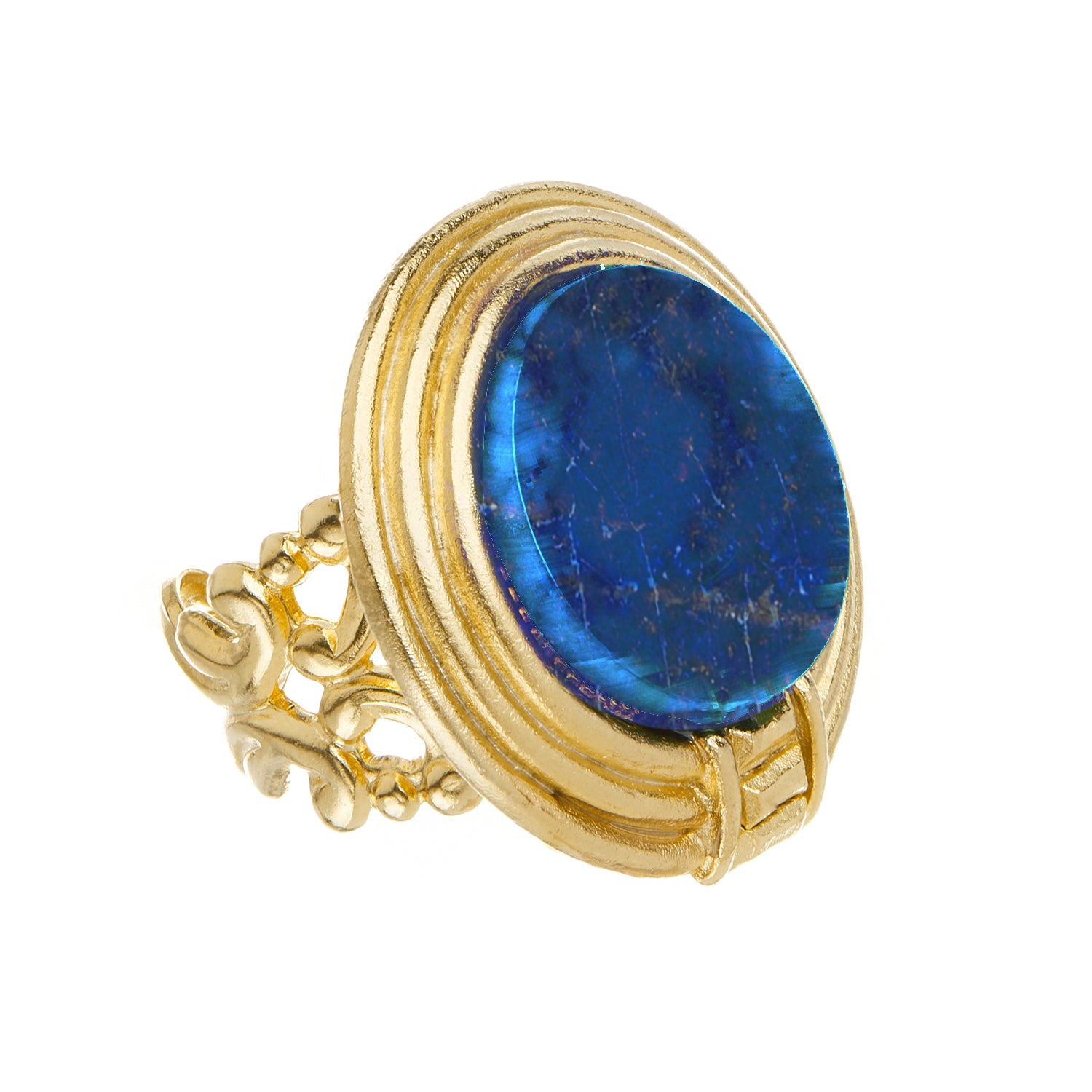 Susan Shaw 9961 Blue Lapis Roma Ring