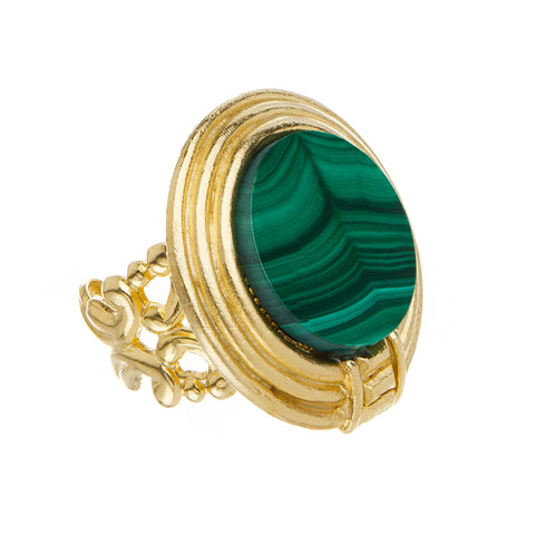 Susan Shaw 9961 Malachite Roma Ring