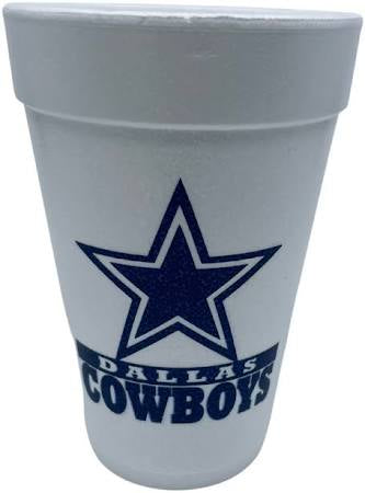 Styrofoam Cups - Dallas Cowboys