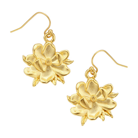 Susan Shaw 1688 Magnolia Drop Earrings