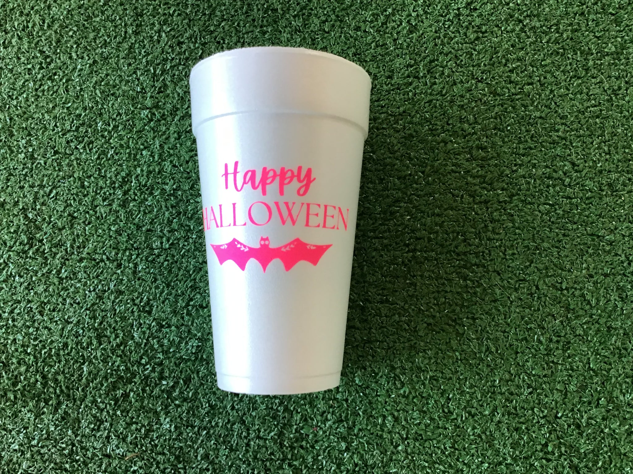 Styrofoam Cups - Happy Halloween