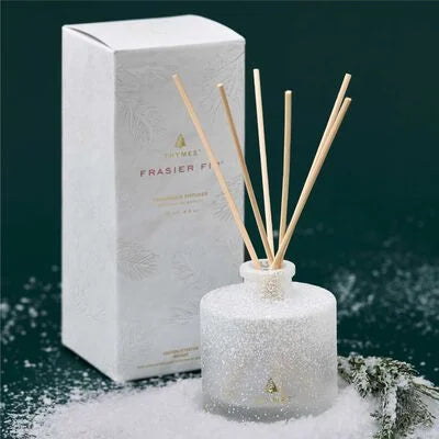 Thymes Frasier Fir Flocked Petite Diffuser