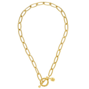 Susan Shaw 3993 Oblong Loop Toggle Necklace